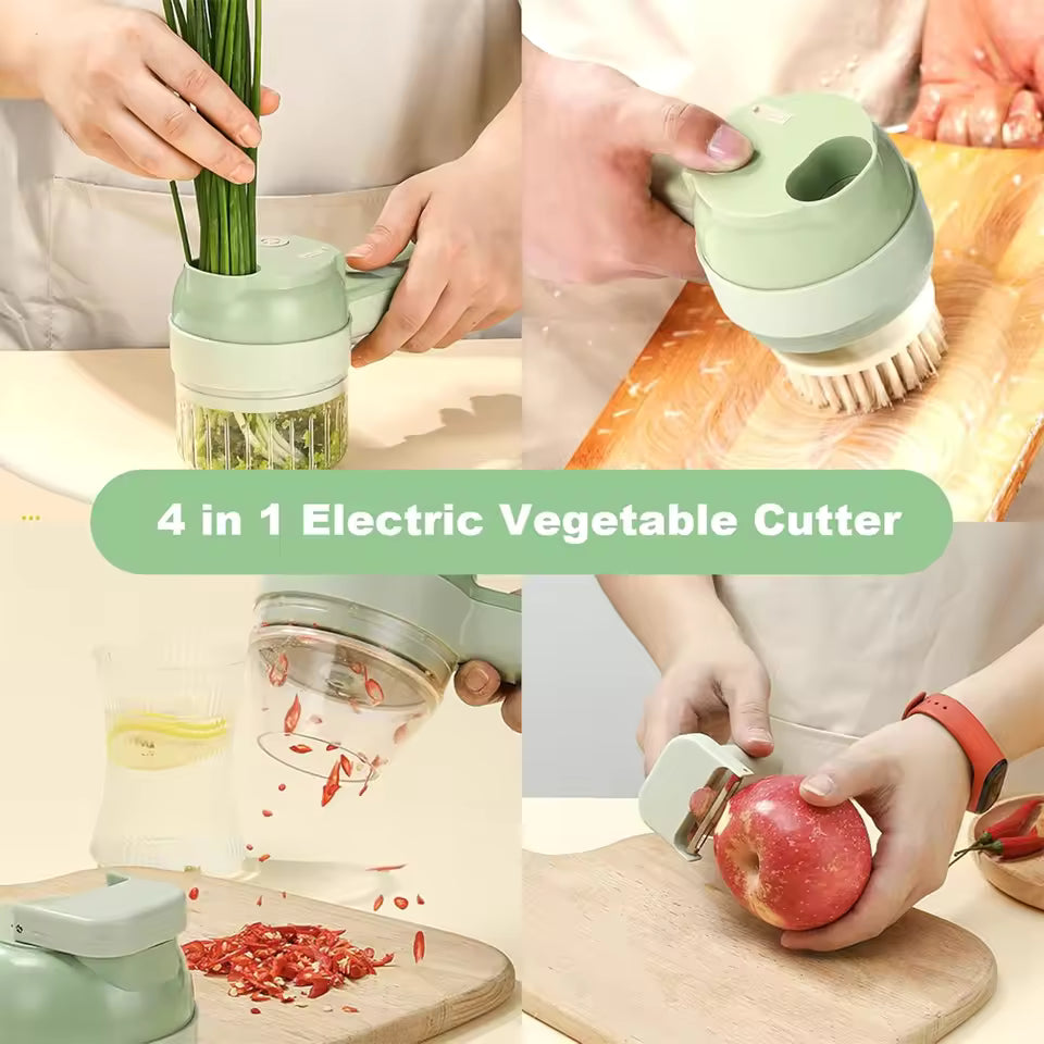 QuickChop™ | Portable Electric Vegetable Cutter