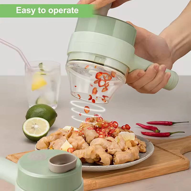 QuickChop™ | Portable Electric Vegetable Cutter